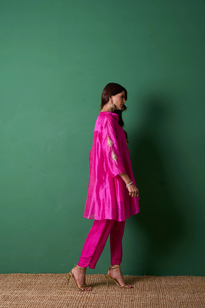 Paradise Pink Kurta (Set of 3)