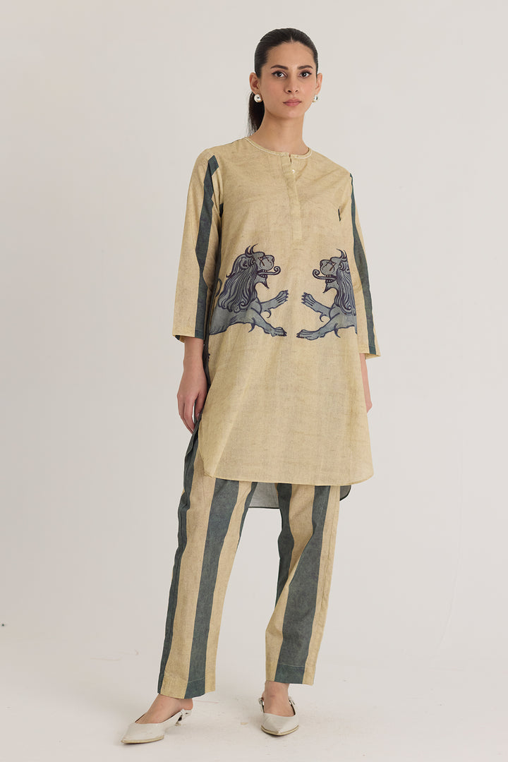 Paws Short Kurta Set