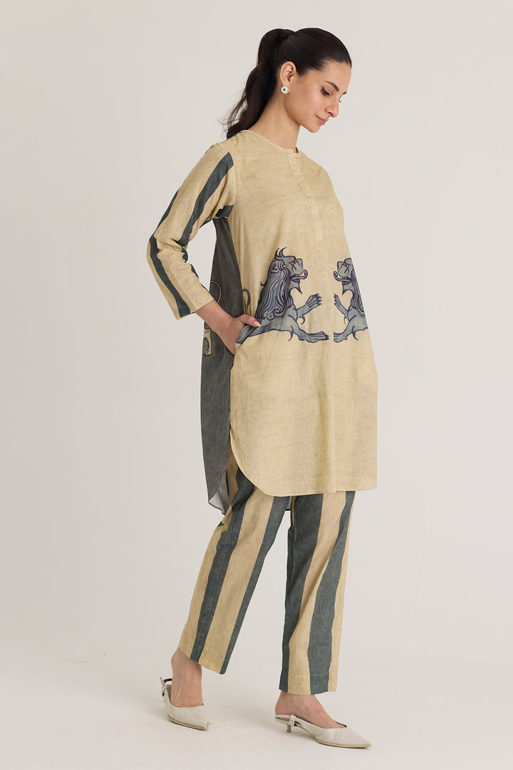 Paws Short Kurta Set
