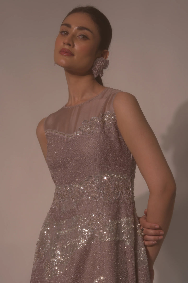 Purple Shimmer Dress