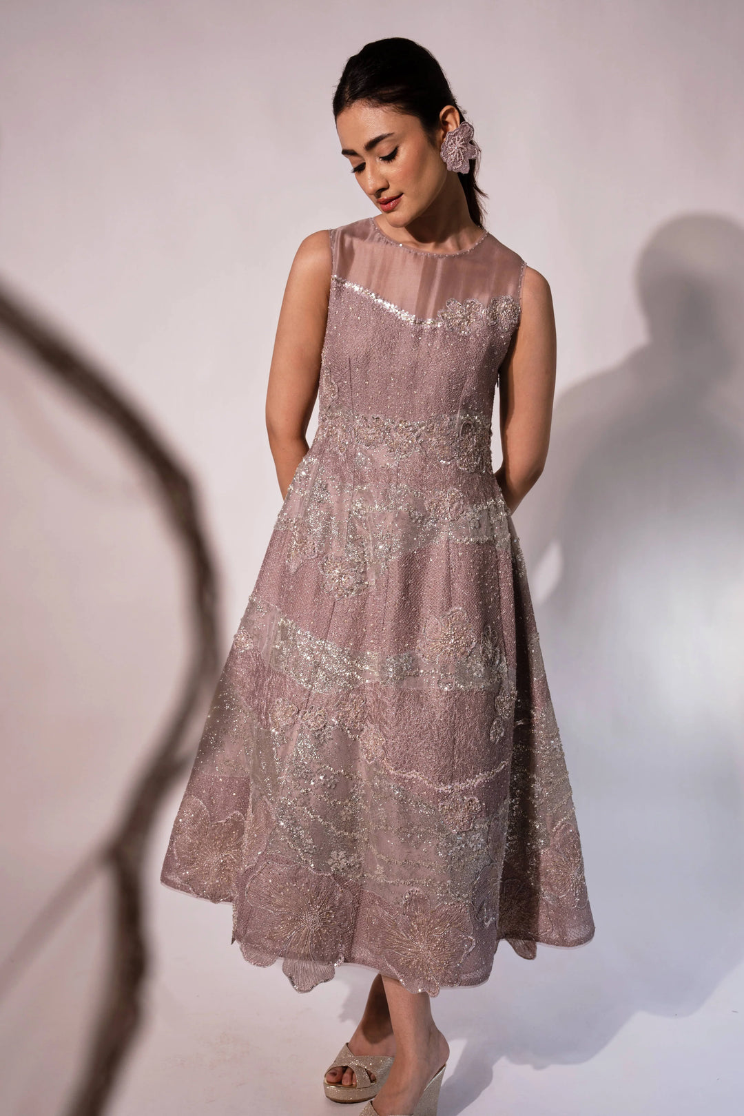 Purple Shimmer Dress