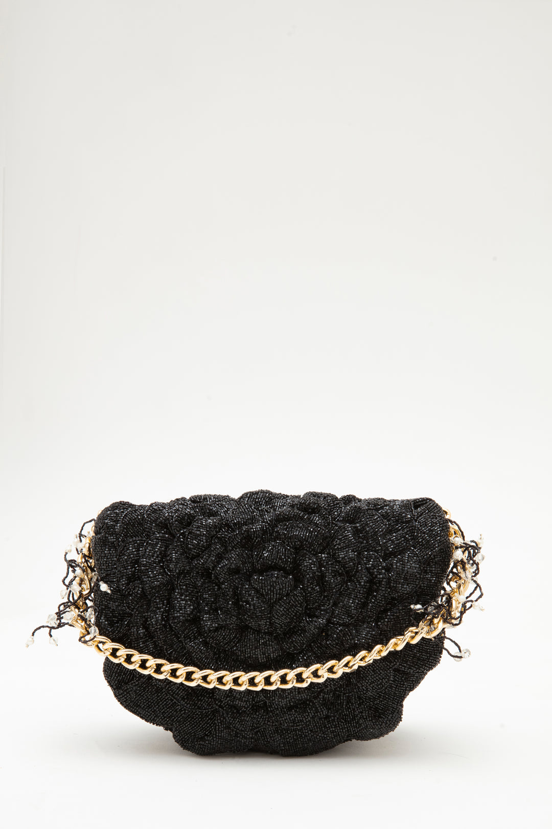 coco beaded sling - black