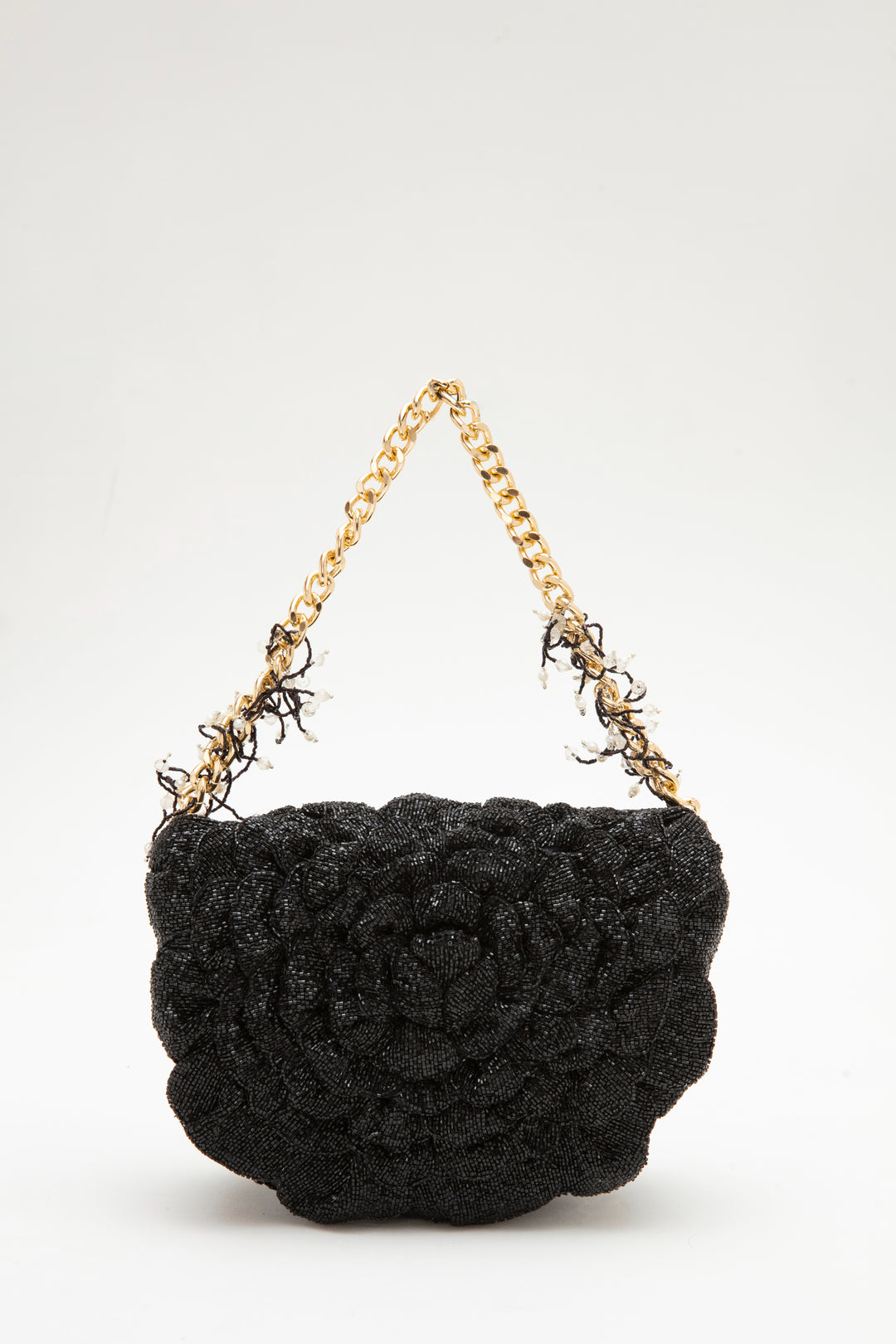 coco beaded sling - black