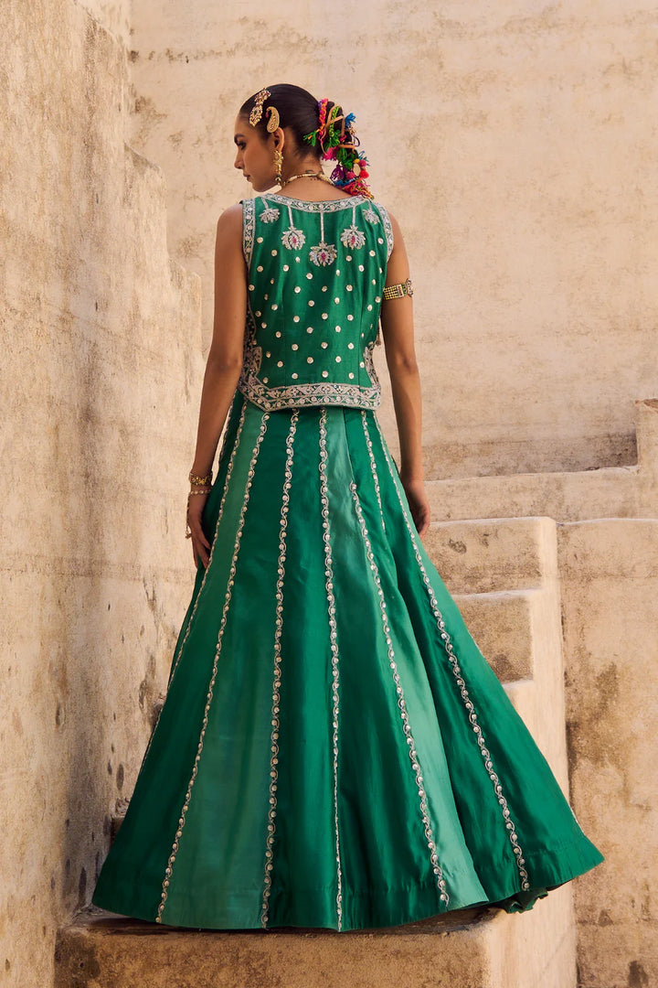 Pankhuri Waist Coat - Lehenga Set