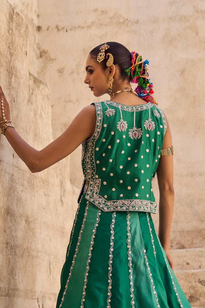 Pankhuri Waist Coat - Lehenga Set