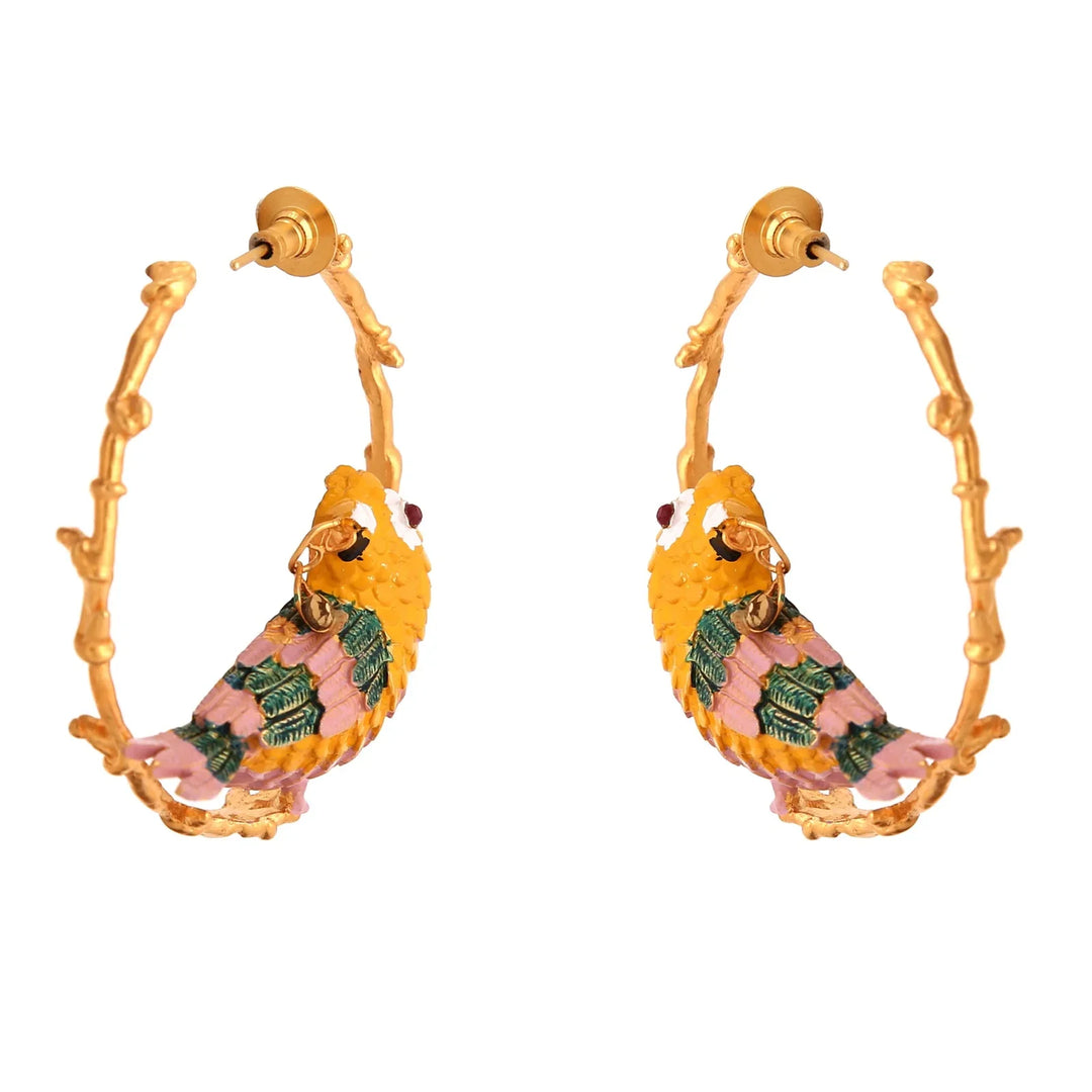 The Quiescent Bird Earrings