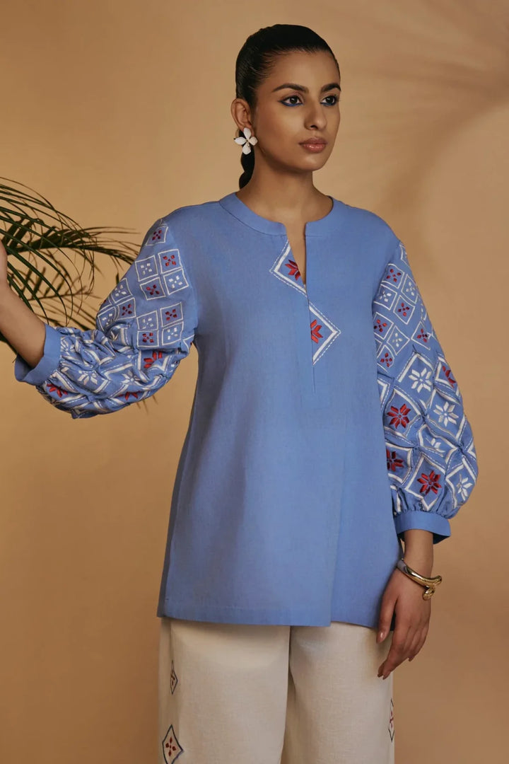 Origani Blue Rainforest Shirt