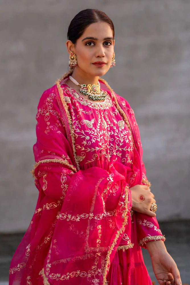 Rani Anarkali Suit Set