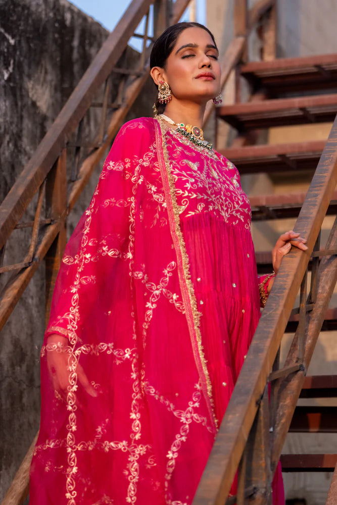 Rani Anarkali Suit Set