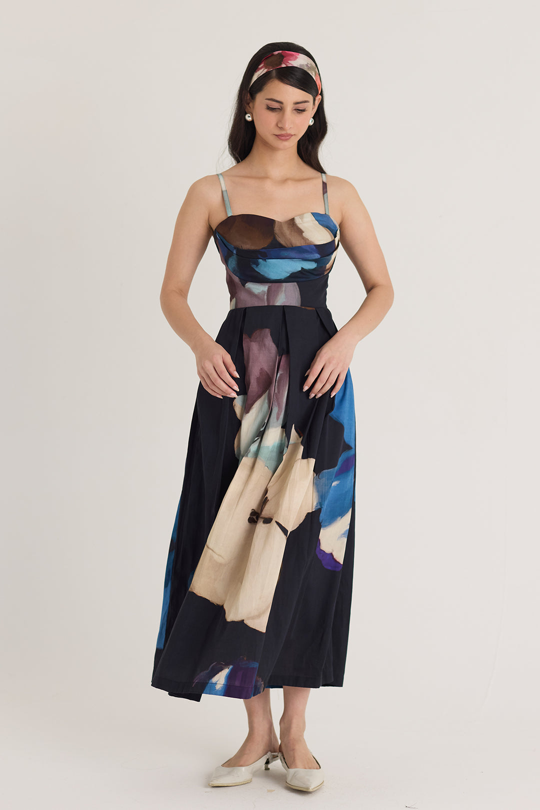 Rocco Cowl Bralette Dress
