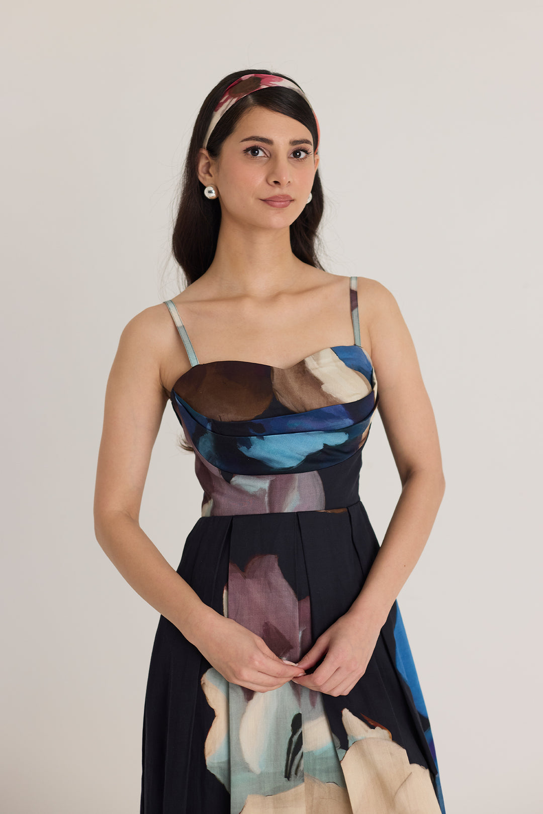Rocco Cowl Bralette Dress