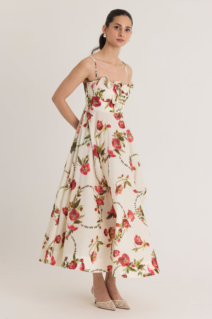 Rosita Cotton Frill Dress
