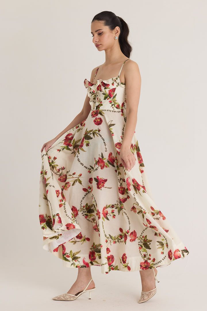 Rosita Cotton Frill Dress