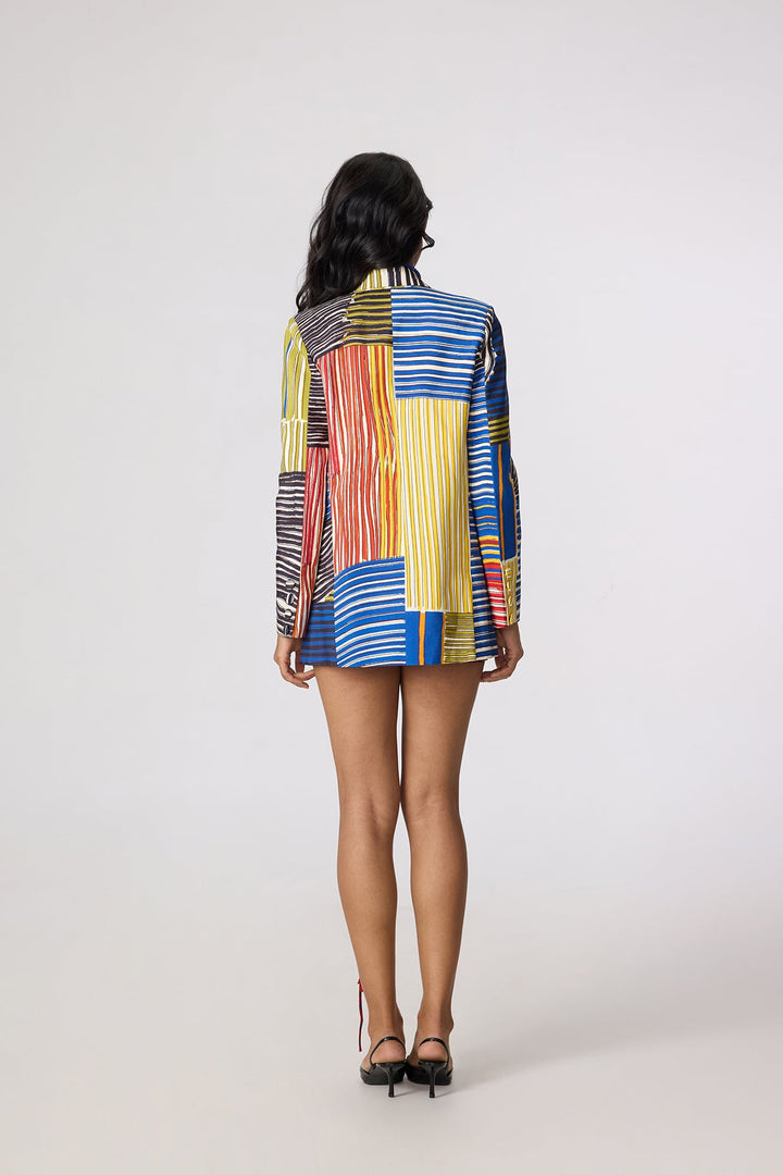 Rebekkah Blazer, Juana Bodysuit & Oakley Skirt