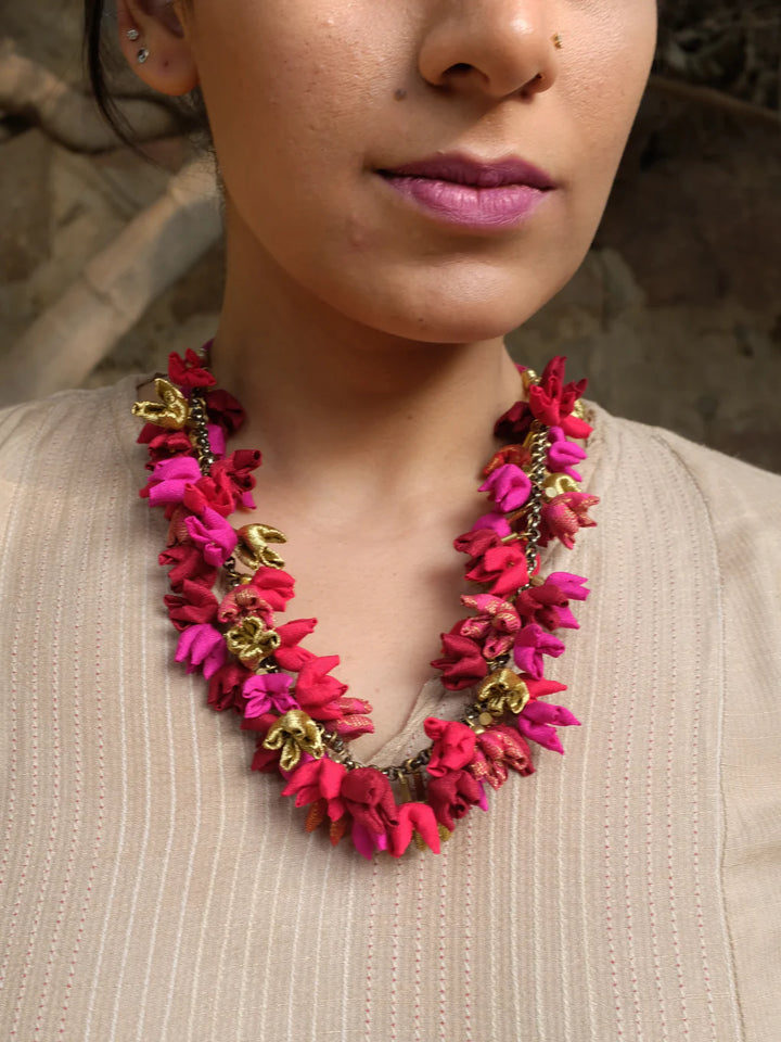 Shades of Red Chain Mala