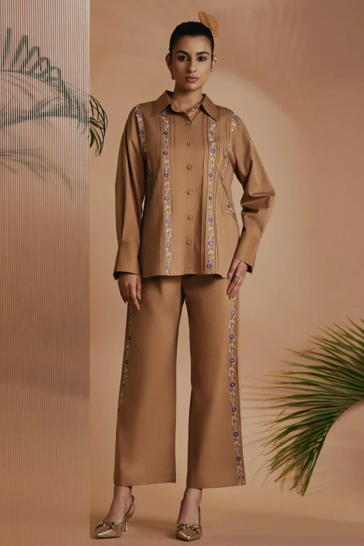 Origani Brown Reverie Co-ord Set