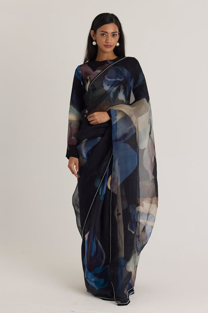 Rocco Half Silk & Half Organza Saree