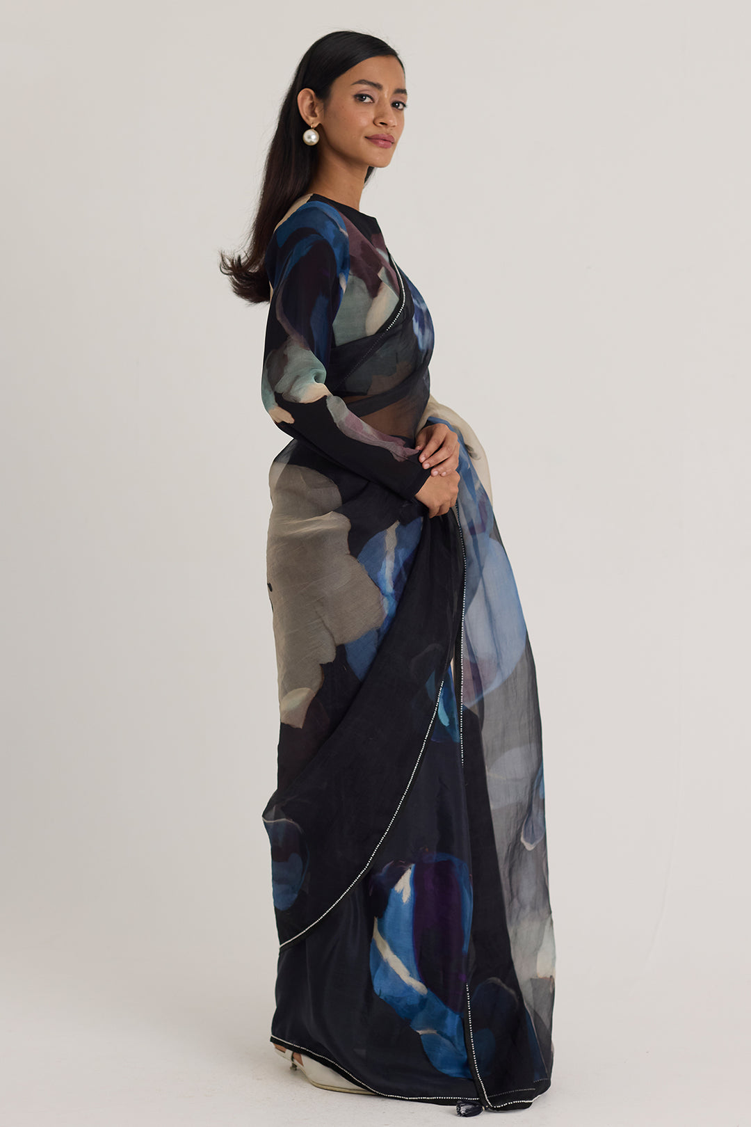 Rocco Half Silk & Half Organza Saree