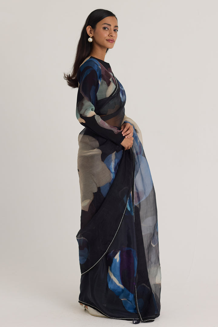 Rocco Half Silk & Half Organza Saree