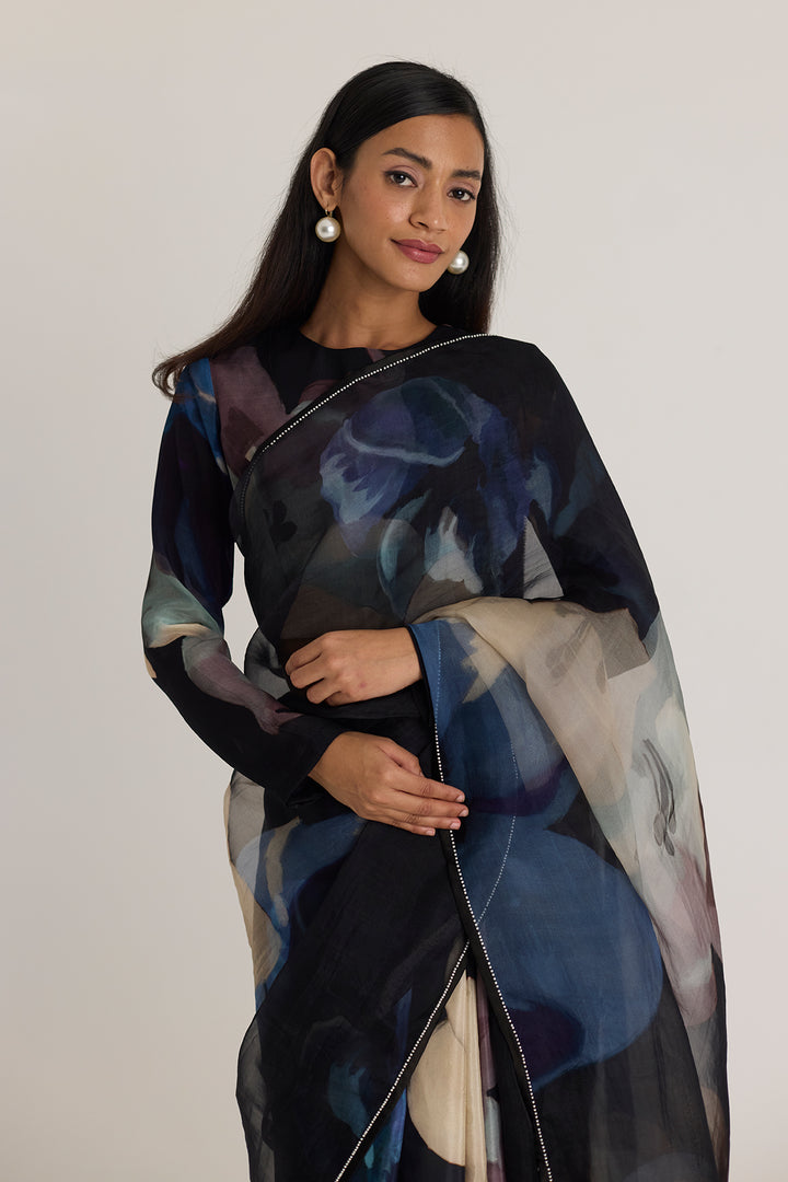 Rocco Half Silk & Half Organza Saree