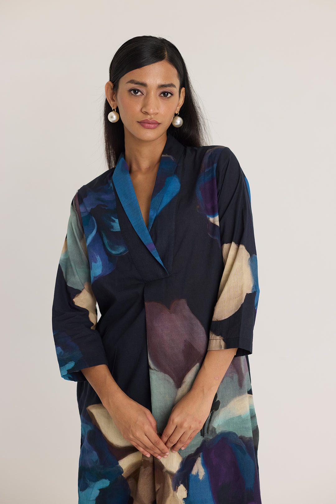 Rocco Shawl Collar Kurta Set
