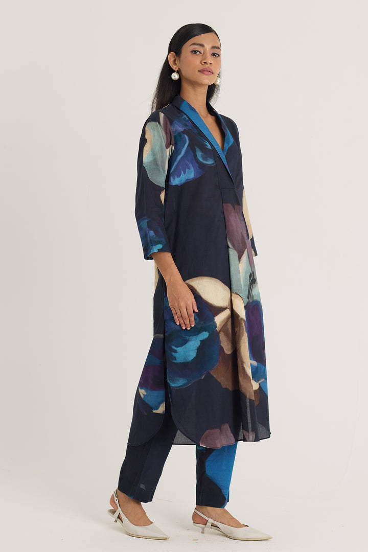 Rocco Shawl Collar Kurta Set