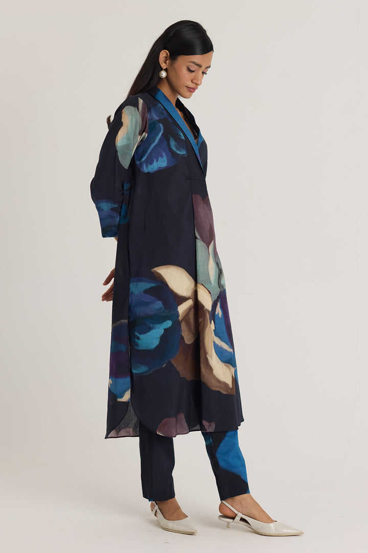Rocco Shawl Collar Kurta Set