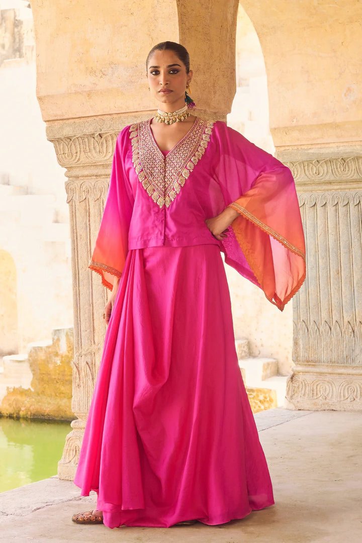 Raani Kaftan & Skirt Set