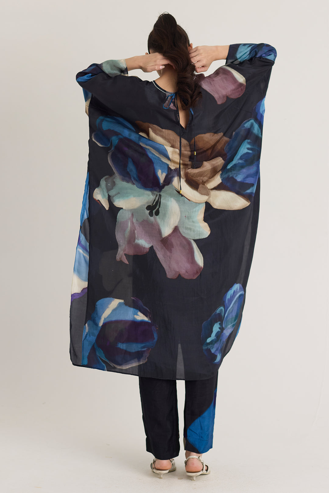 Rocco Silk Kaftan Set
