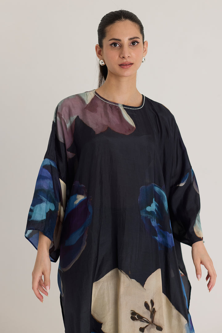 Rocco Silk Kaftan Set