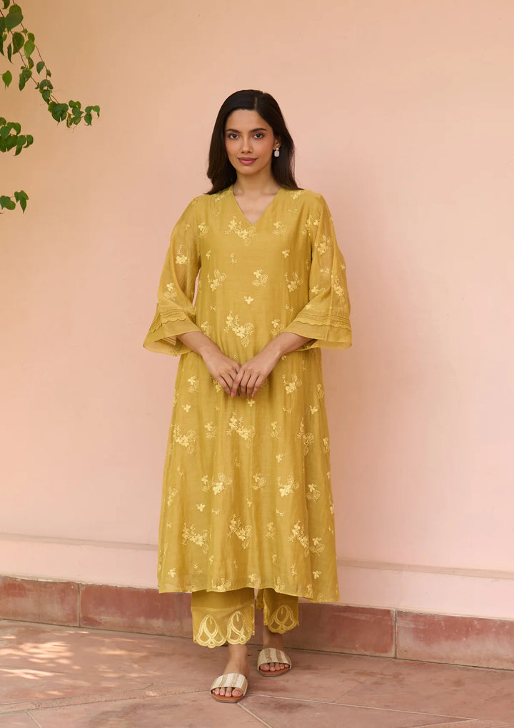 Rue Thread Embroidered Co-ord set