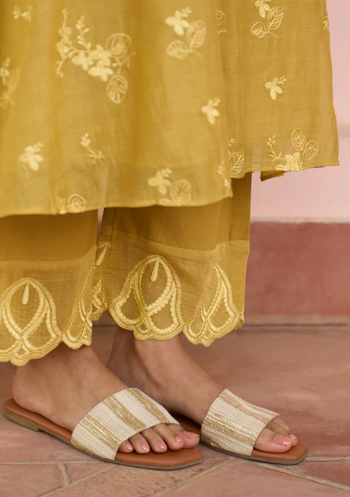 Rue Thread Embroidered Co-ord set