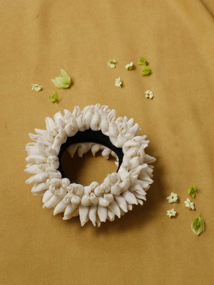 White Mogra Rubber Band