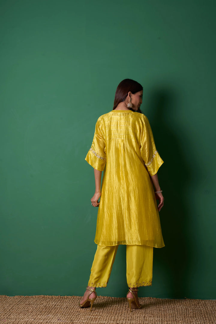 Radiance Yellow Kurta (Set of 2)