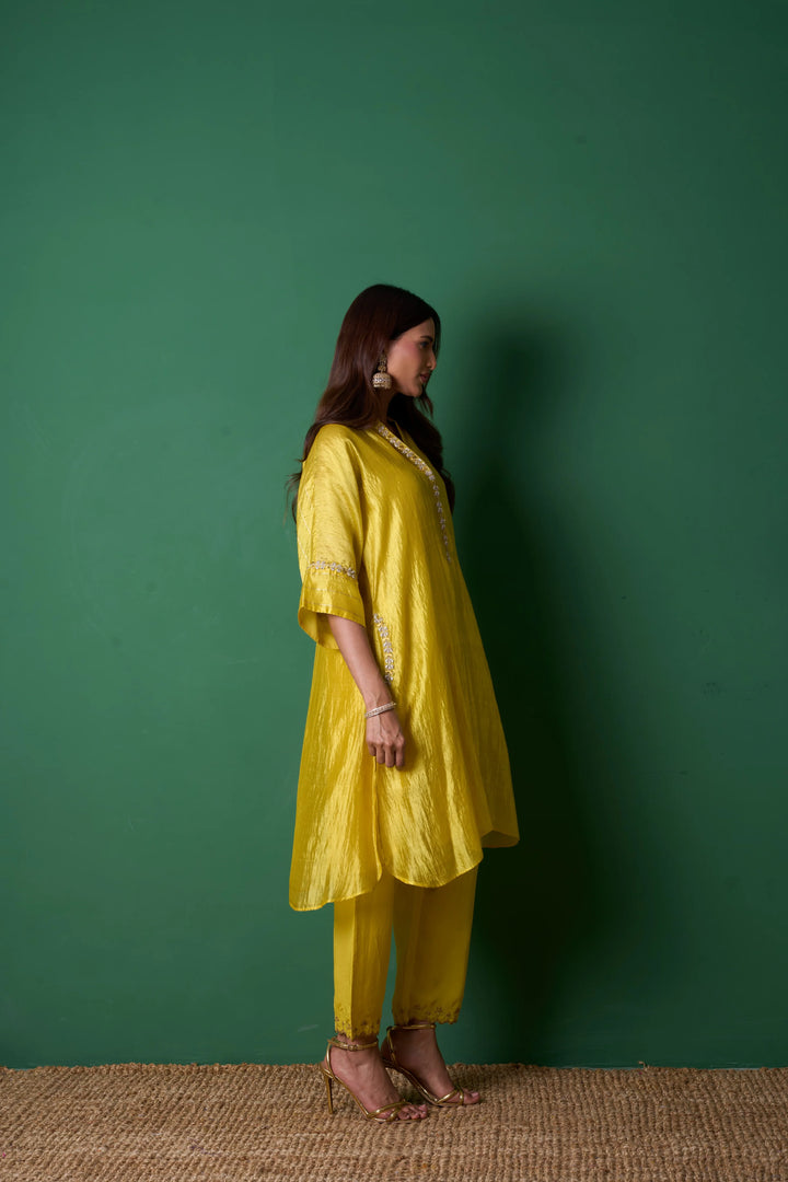 Radiance Yellow Kurta (Set of 3)