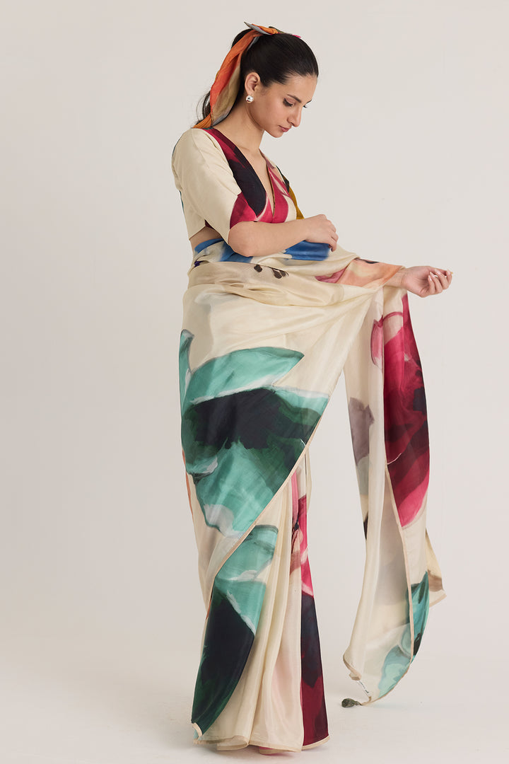 Lila Silk Saree