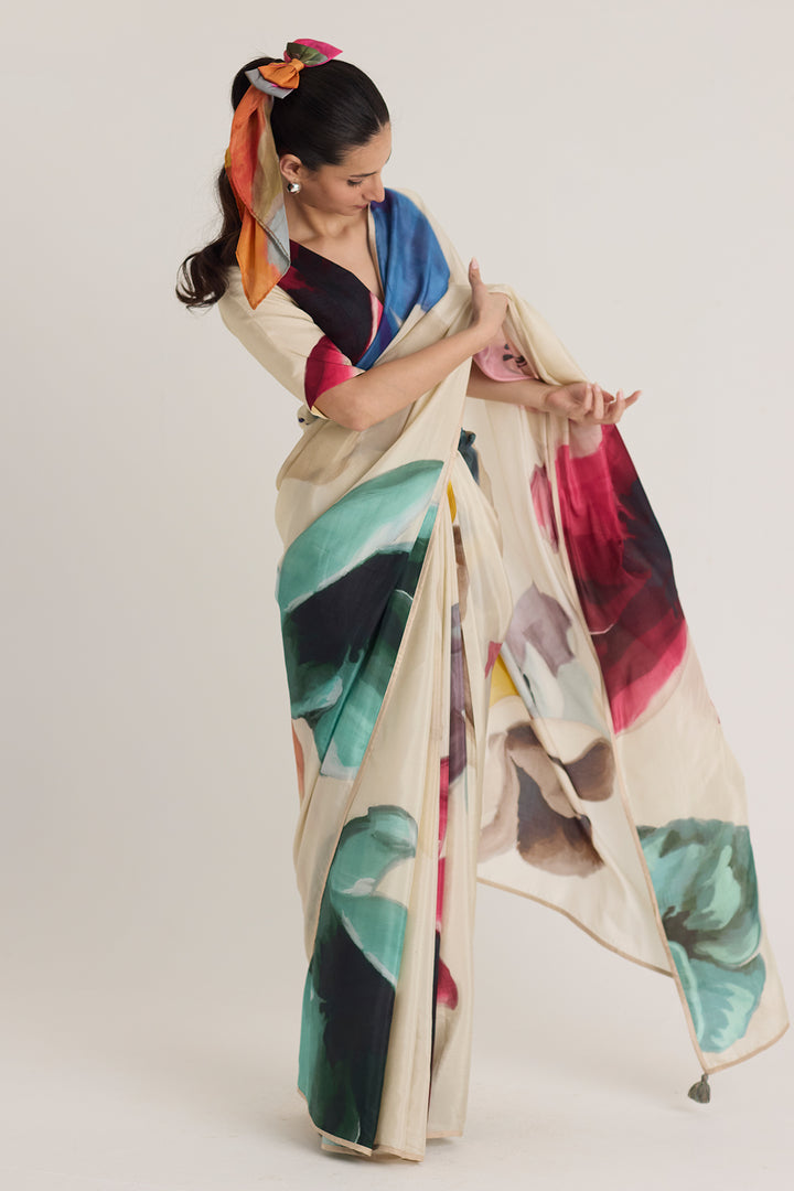 Lila Silk Saree