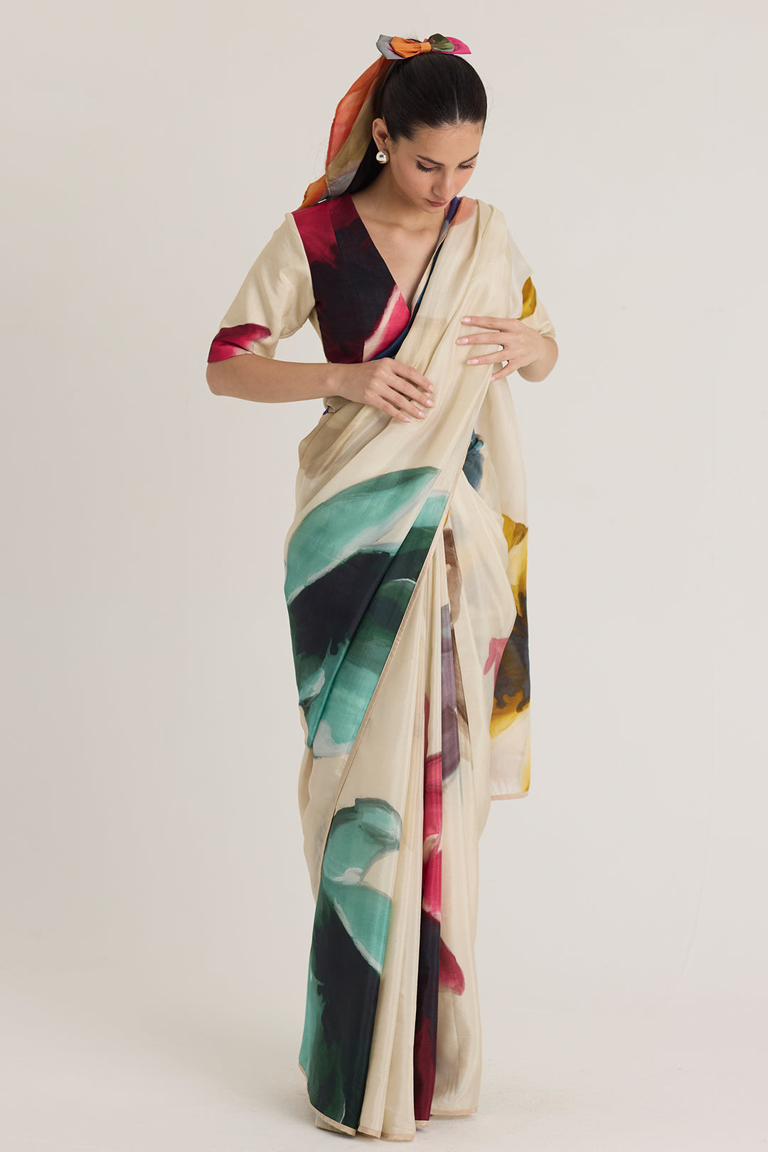 Lila Silk Saree