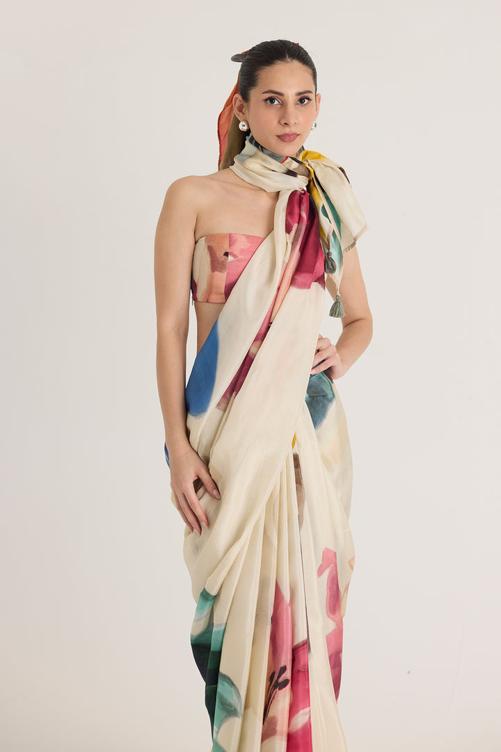 Lila Silk Saree