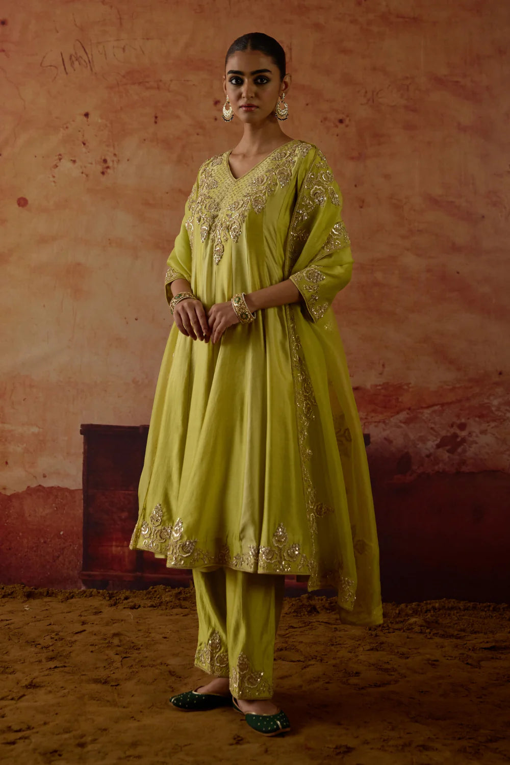 Shehnaaz Anarkali Set