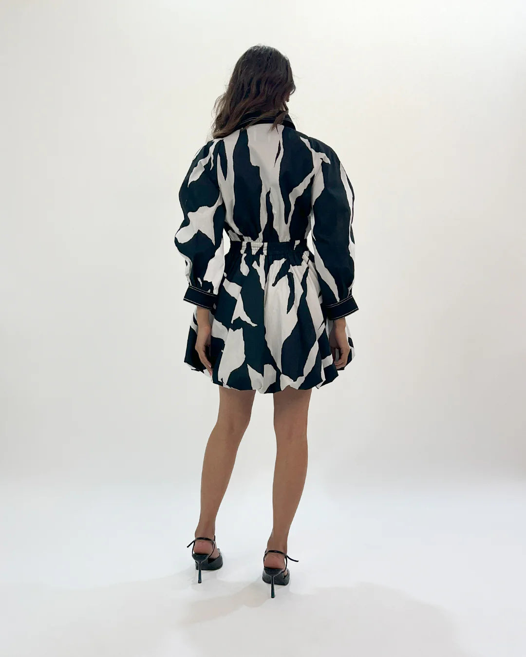 Stream bubble hem dress