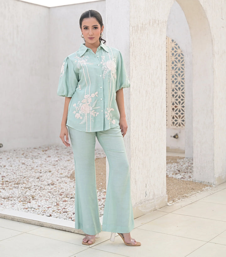 Sea Blue Inflorescence Coord Set