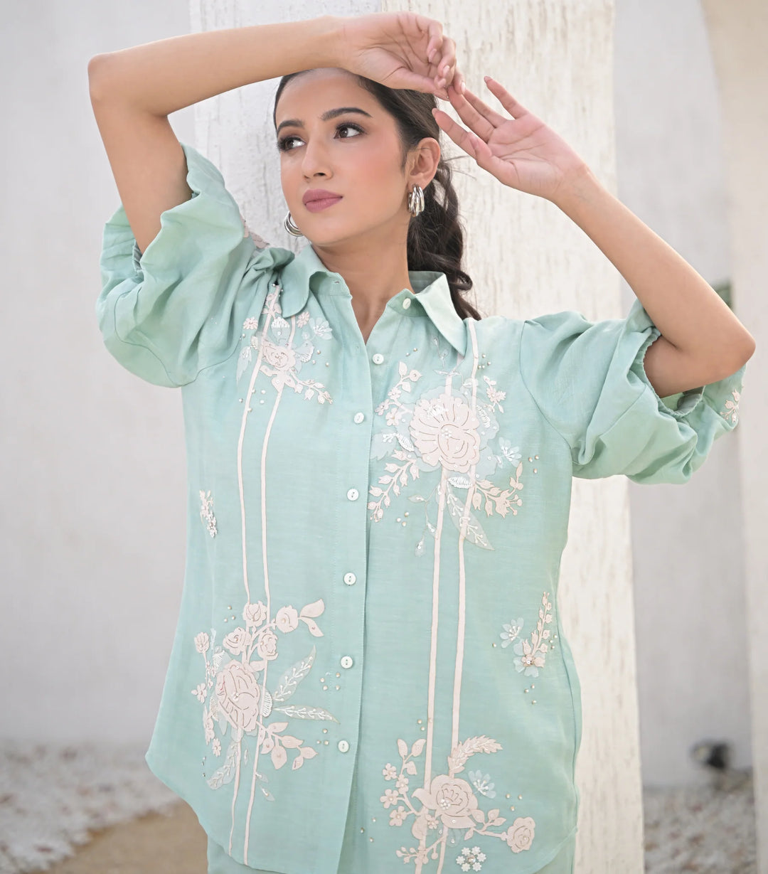 Sea Blue Inflorescence Coord Set