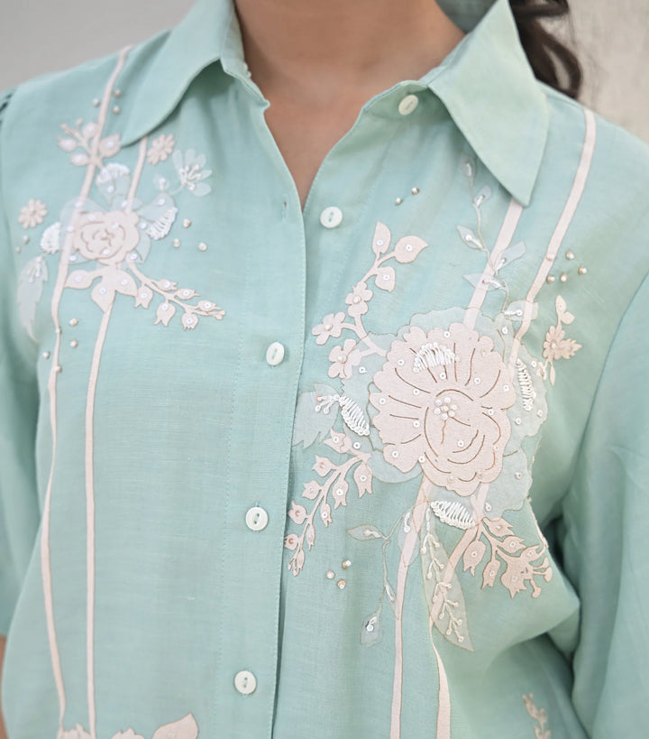 Sea Blue Inflorescence Coord Set