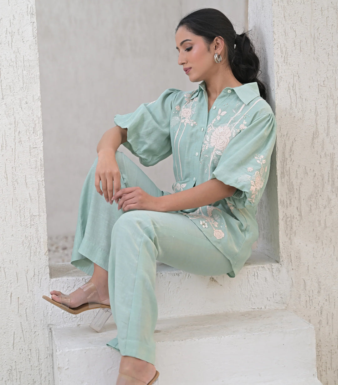 Sea Blue Inflorescence Coord Set