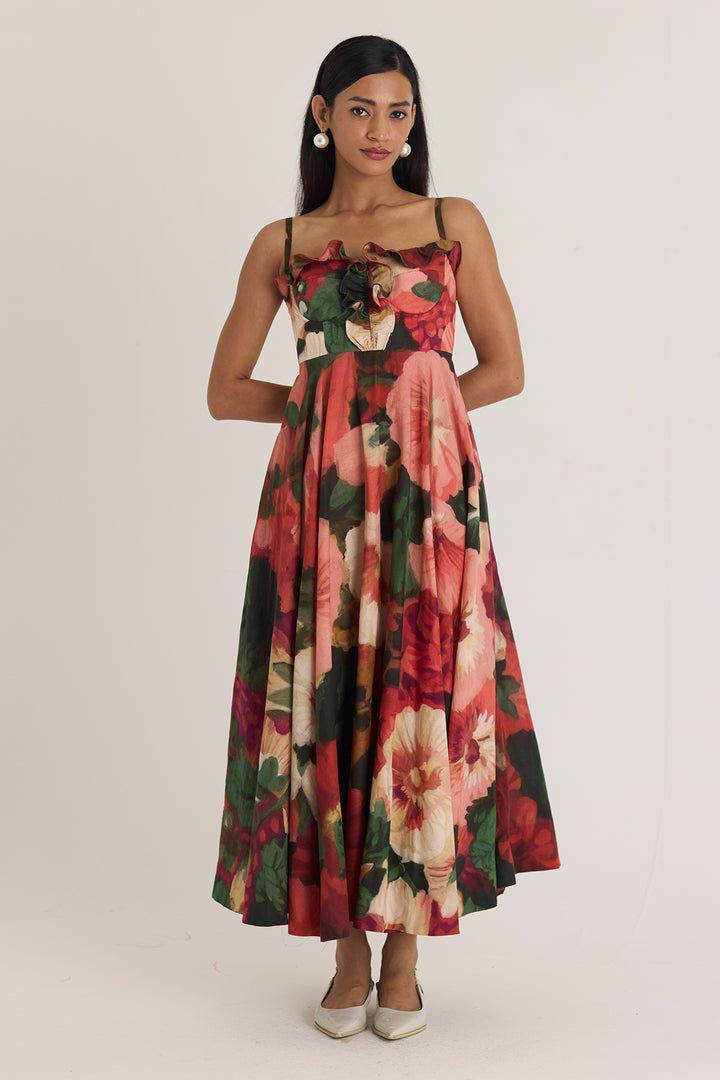 Scarlett Cotton Frill Dress
