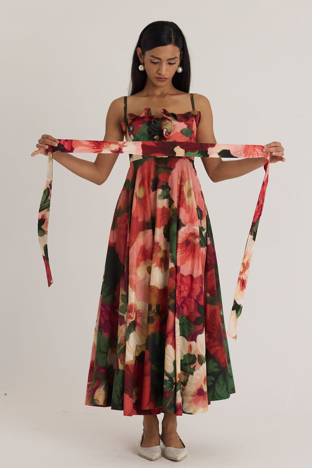 Scarlett Cotton Frill Dress
