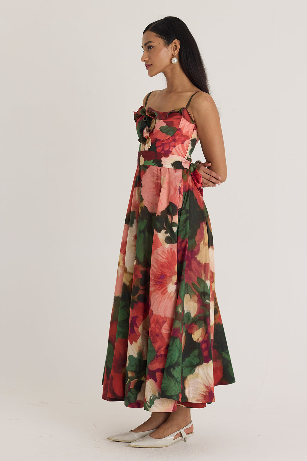 Scarlett Cotton Frill Dress