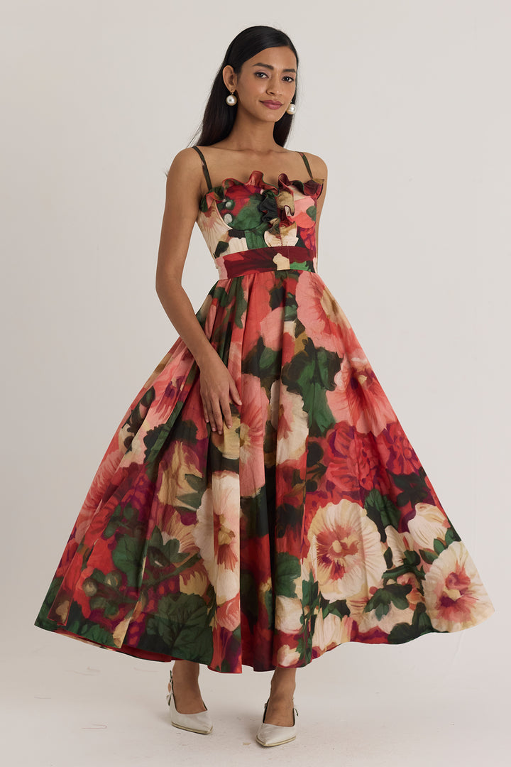 Scarlett Cotton Frill Dress