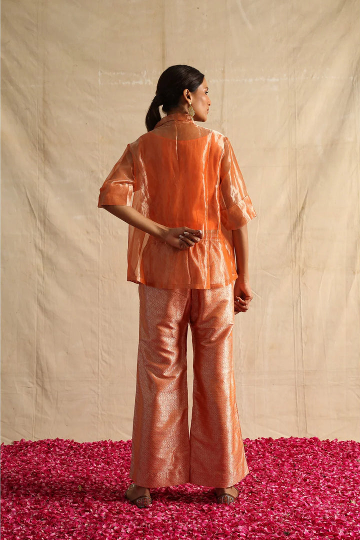 Samaira Co-ord Set in Orange